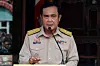 Juntaens statsminister Prayuth Chan-ocha taler i uniform under en pressekonferanse 15. august. Foto: Chaiwat Subprasom / Reuters
