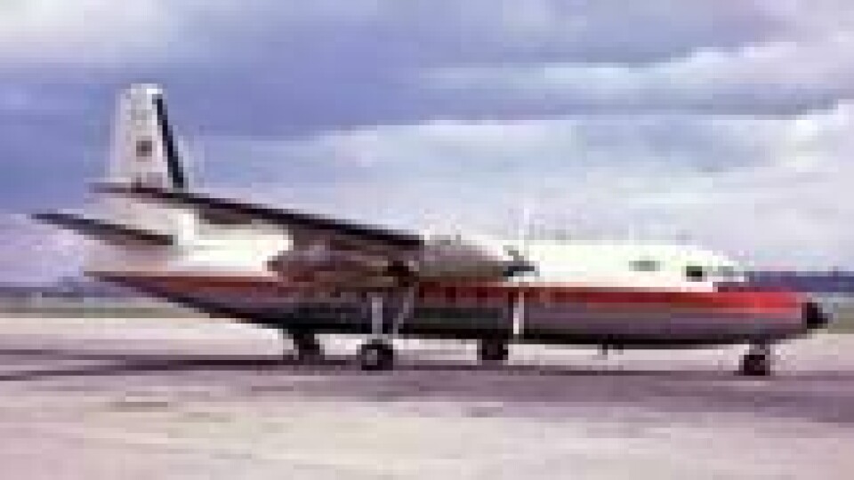 Kjendlie fløy i mange år med Fokker F-27 Friendship, Braathens-maskinen som er avbildet her. Kjendlie fløy i mange år med Fokker F-27 Friendship, Braathens-maskinen som er avbildet her. Foto: Ken Fielding / Wikimedia Commons