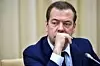 Den russiske statsministeren Dmitrij Medvedev Foto: NTB scanpix