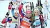 FOR FIRE ÅR SIDEN: Under 10 kilometer jaktstart i Kuusamo i november 2015 vant Therese Johaug foran Ingvild Flugstad Østberg og Stina Nilsson. Foto: Terje Pedersen / NTB scanpix Foto: Terje Pedersen / NTB scanpix