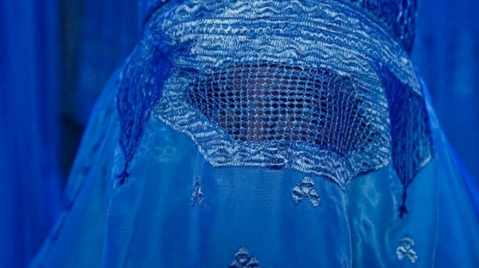 Afghanistan: Garfors ikledd en burqa på en av sine turer. Han planlegger nå et nytt besøk til Afghanistan nå, på tross av at UD fraråder å reise dit. Foto: Marus Arnesen