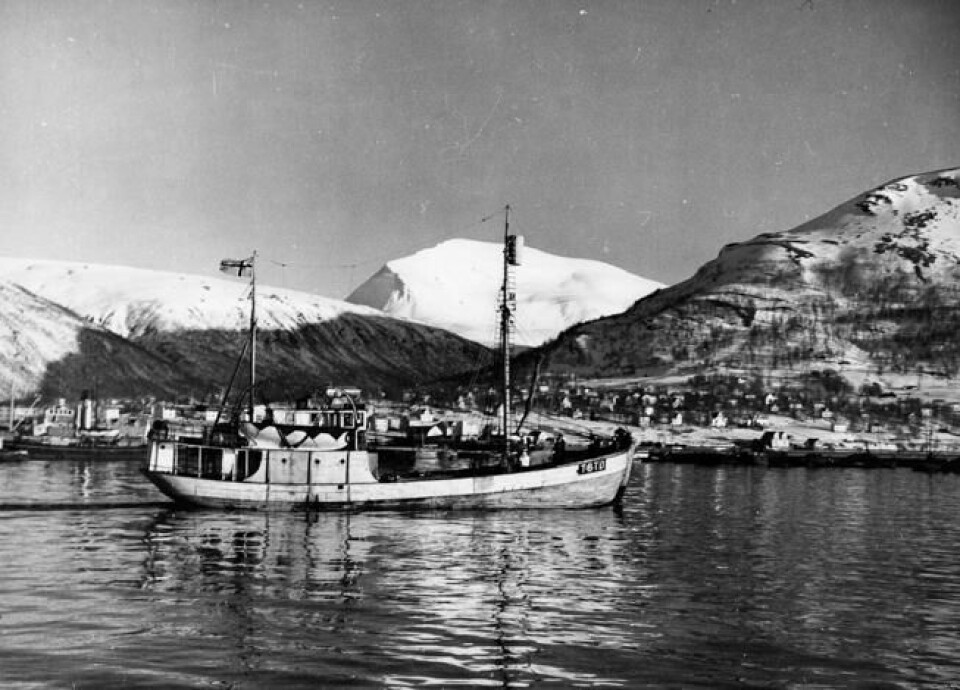 M/S «Godønes» ble bygd i 1919 og kondemert i 1981. I 1974 var den i bruk av sysselmannen på Svalbard. M/S «Godønes» ble bygd i 1919 og kondemert i 1981. I 1974 var den i bruk av sysselmannen på Svalbard. Foto: Arthur Sjøtun / flickr.com/ Perspektivet museum
