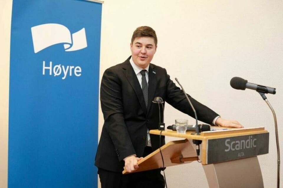 Leiar i Finnmark Unge Høgre Lenader Svea.