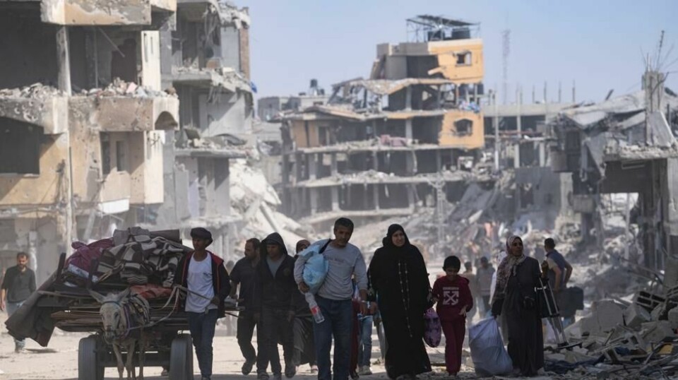 – Vi vil at palestinerne i Gaza skal leve, sier en talsmann for Hamas. Foto: AP / NTB