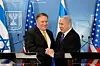 USAs utenriksminister Mike Pompeo sammen med Israels statsminister Benjamin Netanyahu. Foto: Thomas Coex, AFP via AP / NTB scanpix Foto: NTB scanpix