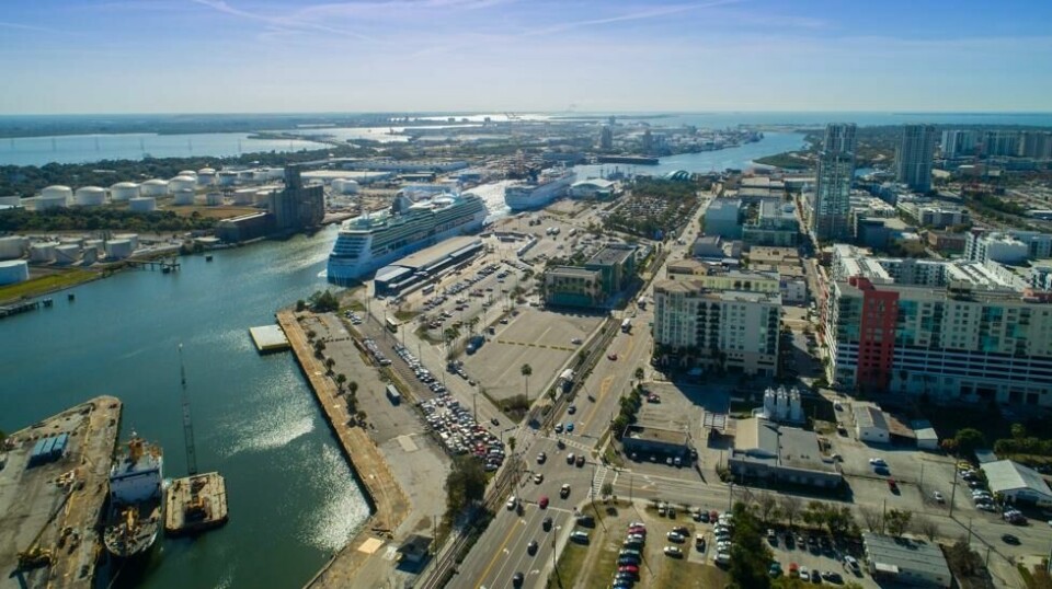 Cruisehavnen i Tampa, Florida er kåret som den beste i verden i 2024.