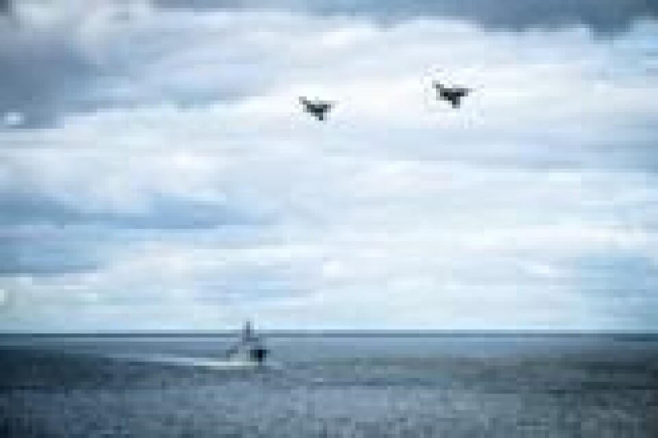 Svenske kampfly ble satt inn for å overvåke den russiske øvelsesaktiviteten i Østersjøen tidligere denne uken. Svenske kampfly ble satt inn for å overvåke den russiske øvelsesaktiviteten i Østersjøen tidligere denne uken. Foto: Tt News Agency / Reuters