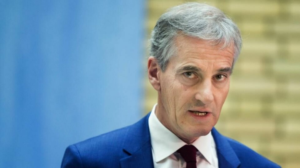 Ap-leder Jonas Gahr Støre