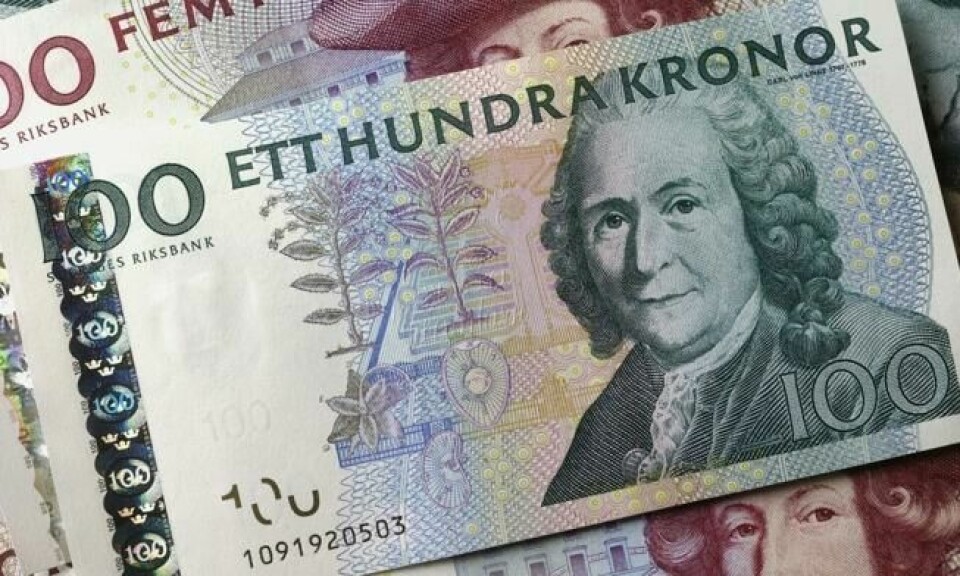 Gamle 100- og 5000-lapper var ute av spill allerede i 2016. Foto: Riksbanken Gamle 100- og 5000-lapper var ute av spill allerede i 2016. Foto: Riksbanken