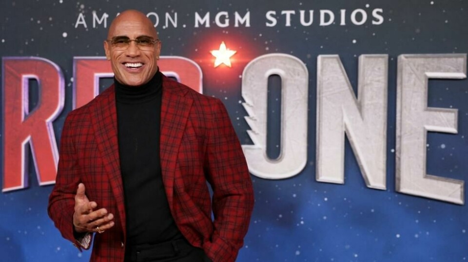 Dwayne Johnson på premieren til julefilmen Red One i New York.Foto: REUTERS/Kent J Edwards