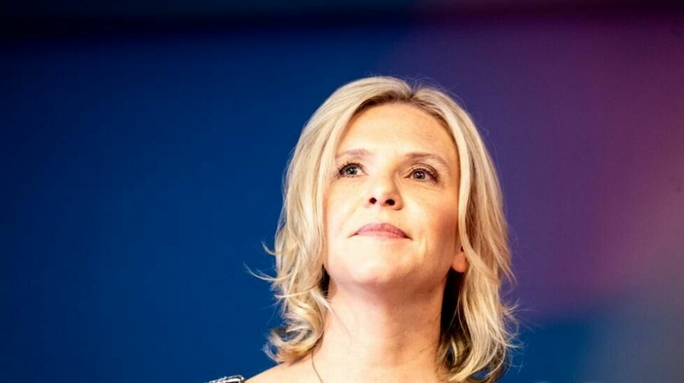 Frp-leder Sylvi Listhaug kan glede seg over en ny meningsmåling. Foto: Annika Byrde / NTB