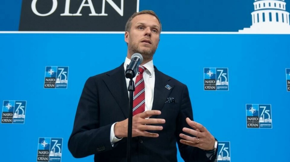 Litauens utenriksminister Gabrielius Landsbergis.