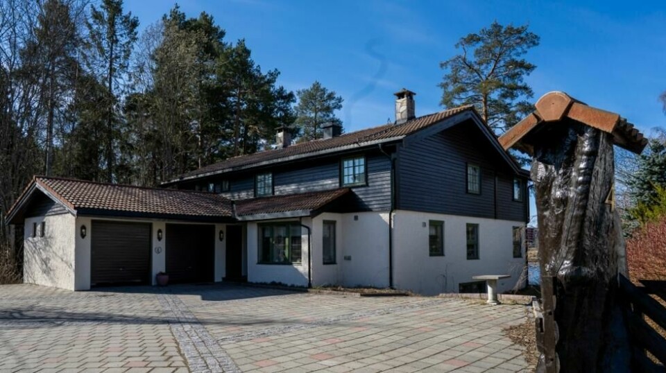 Huset i Sloraveien 4 i Lørenskog der Anne-Elisabeth Hagen bodde.