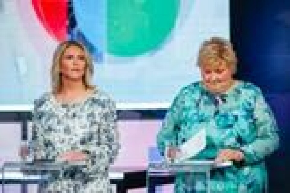 Skulle dagens meningsmålinger holde seg til høsten 2025 vil trolig Sylvi Listhaug (Frp) og Erna Solberg (H) danne regjering sammen. Foto: Tuva Åserud / NTB / POOL Skulle dagens meningsmålinger holde seg til høsten 2025 vil trolig Sylvi Listhaug (Frp) og Erna Solberg (H) danne regjering sammen. Foto: Tuva Åserud / NTB / POOL Foto: NTB