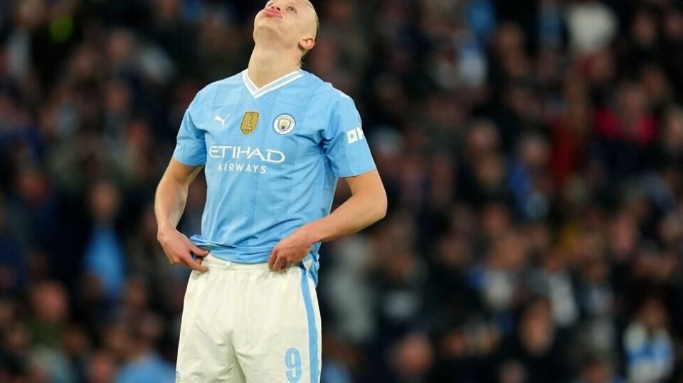 Erling Braut Haaland er usikker til kampen mot Brighton torsdag. Foto: Mike Egerton / AP / NTB