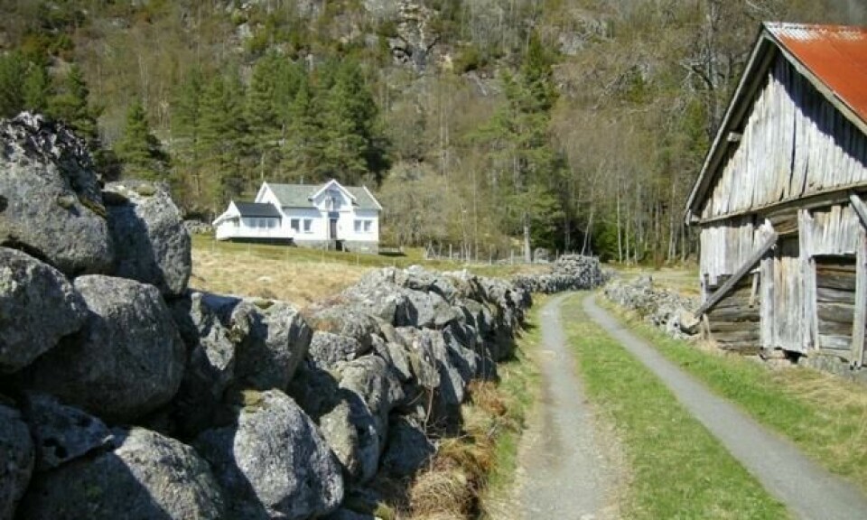 Hovedhuset på Homme gård, slik det ser ut i dag. Foto: Atle Grimsby Hovedhuset på Homme gård, slik det ser ut i dag. Foto: Atle Grimsby
