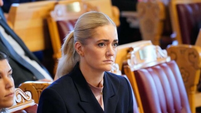 Emilie Enger Mehl (Sp) reagerer på regjeringens rusreform.