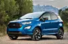 Ford EcoSport hører størrelsesmessig til i småbilklassen, den er såvidt over fire meter lang.