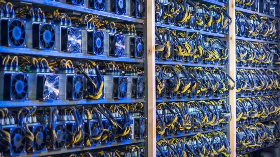 Bilde av en «kryptofarm» som får «lønn» i kryptovaluta for å formidle kjøp og salg av kryptovaluta som bitcoin.