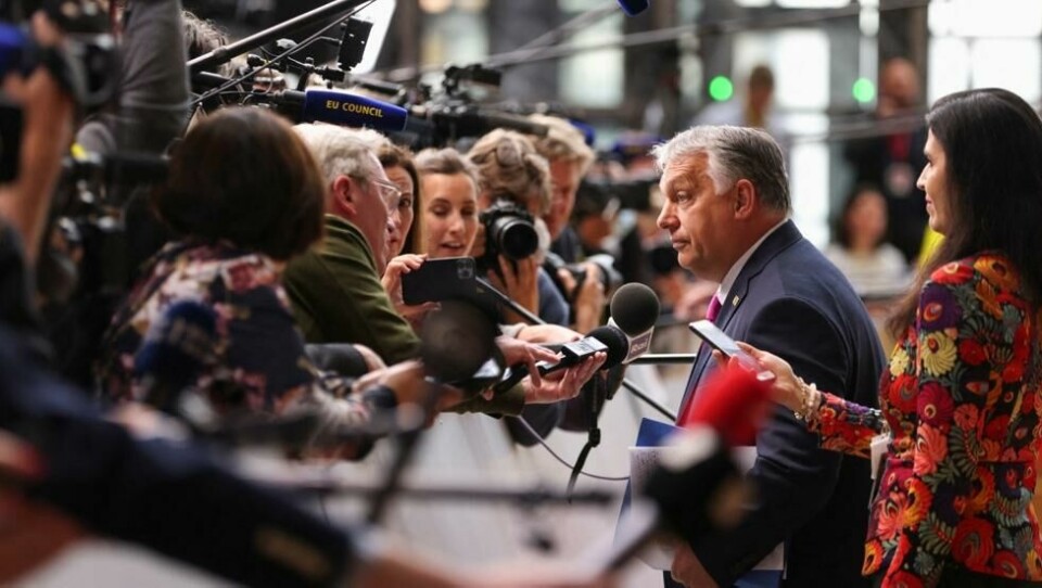 Orban under EU-toppmøtet i Brussel 30. mai. Orban under EU-toppmøtet i Brussel 30. mai. Foto: Johanna Geron / Reuters/NTB