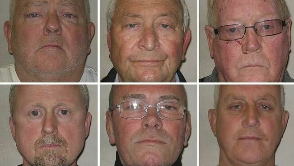 Disse seks mennene ble alle dømt for deltakelse i innbruddstyveriet. Øverst fra venstre: William Lincoln, Terry Perkins, John Collins. Nederst fra venstre: Hugh Doyle, Carl Wood, Daniel Jones Disse seks mennene ble alle dømt for deltakelse i innbruddstyveriet. Øverst fra venstre: William Lincoln, Terry Perkins, John Collins. Nederst fra venstre: Hugh Doyle, Carl Wood, Daniel Jones