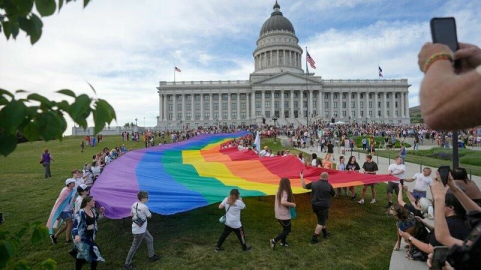 Pride-paraden i Salt Lake City i 2023.