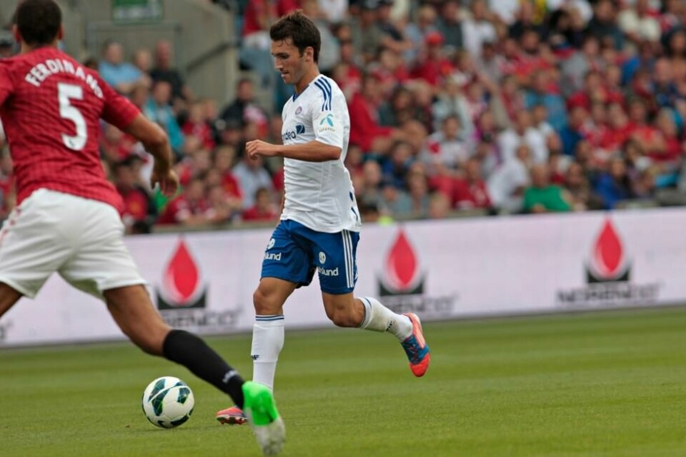 Dag Alexander Olsen var på prøvespill i Vålerenga i 2012. Han fikk også muligheten til å vise seg frem i en treningskamp mot Manchester United på Ullevaal stadion. Kampen endte 0-0. Dag Alexander Olsen var på prøvespill i Vålerenga i 2012. Han fikk også muligheten til å vise seg frem i en treningskamp mot Manchester United på Ullevaal stadion. Kampen endte 0-0. Foto: Anette Karlsen / NTB scanpix