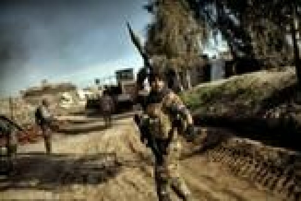 Irakiske soldater rykker frem under offensiven i Vest-Mosul, 25. februar. Det var her på vestbredden at Abu Bakr al-Baghdadi hadde sin eneste offentlige opptreden som IS' leder i juli 2014, da han erklærte opprettelsen av et «kalifat». Irakiske soldater rykker frem under offensiven i Vest-Mosul, 25. februar. Det var her på vestbredden at Abu Bakr al-Baghdadi hadde sin eneste offentlige opptreden som IS' leder i juli 2014, da han erklærte opprettelsen av et «kalifat». Foto: Aris Messinis / AFP