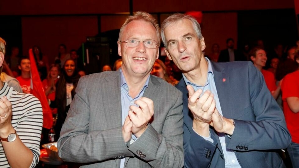 Jonas Gahr Støre og Raymond Johansen er nære kolleger, men Johansen er ikke interessert i ta over Støres toppjobb i partiet. Jonas Gahr Støre og Raymond Johansen er nære kolleger, men Johansen er ikke interessert i ta over Støres toppjobb i partiet. Foto: Cornelius Poppe / NTB scanpix