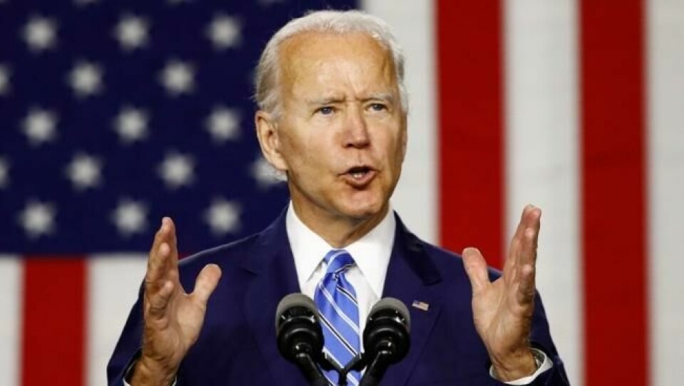 Joe Biden skal utfordre Donald Trump ved valget i november. Foto: Patrick Semansky / AP Joe Biden skal utfordre Donald Trump ved valget i november. Foto: Patrick Semansky / AP