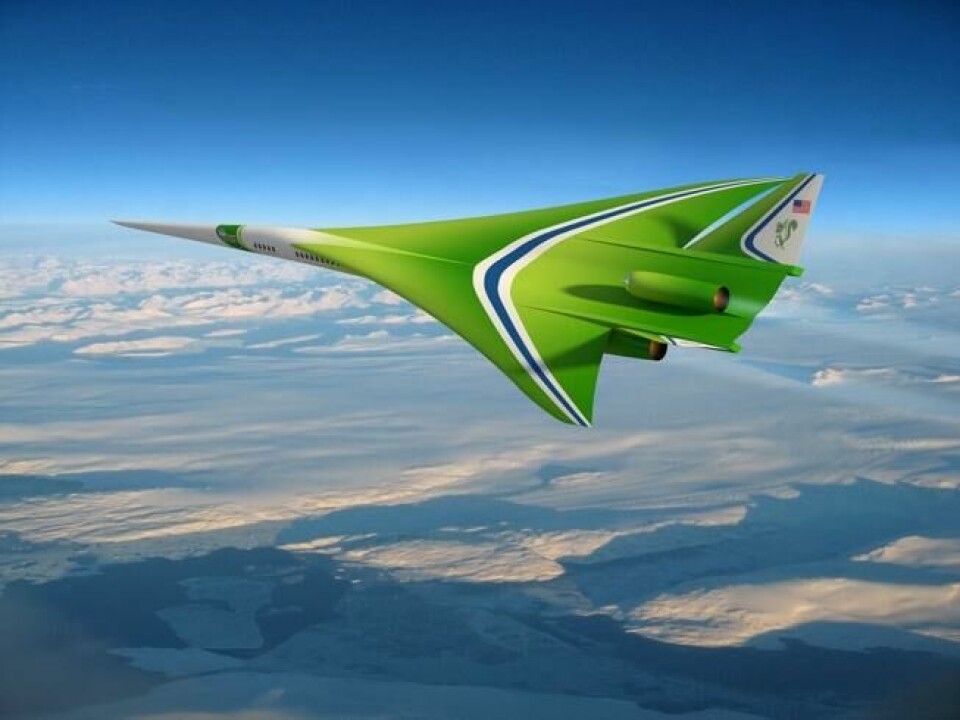 Dette kan bli prototypens design. Illustrasjon: Nasa/Lockheed Martin. Dette kan bli prototypens design. Illustrasjon: Nasa/Lockheed Martin.