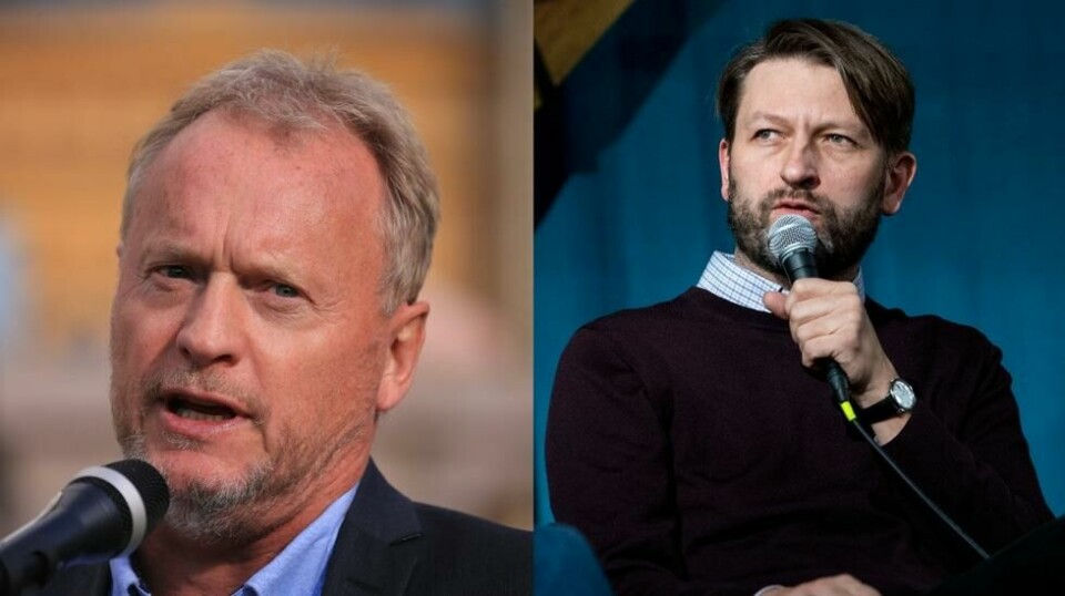 Byrådsleder Raymond Johansen (Ap) og nestleder i Oslo Høyre, Eirik Lae Solberg (H).