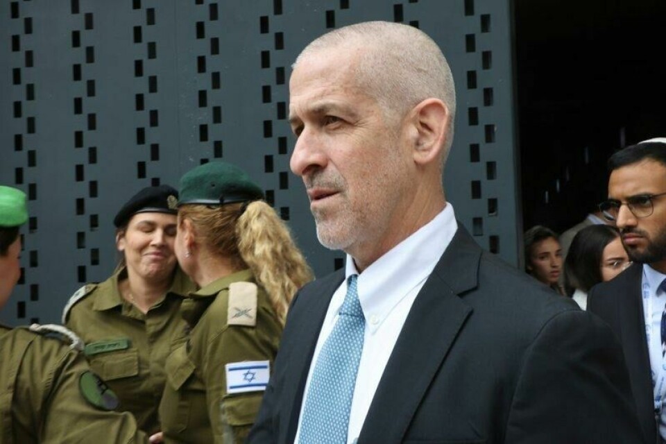 Israels sikkerhetssjef Ronen Bar fotografert under en minneseremoni for falne soldater i Jerusalem i mai i fjor.