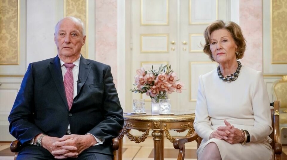 Kong Harald og dronning Sonja takker for støtten de har fått.