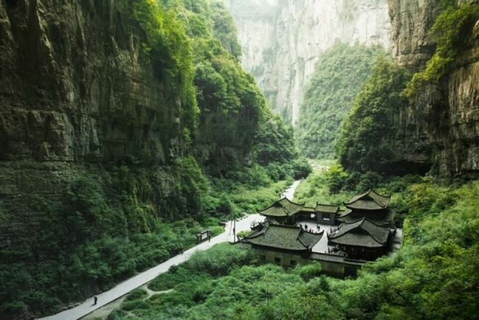 Wulong Karst byr på et spennende naturlandskap. Wulong Karst byr på et spennende naturlandskap. Foto: Shutterstock