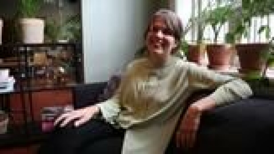 Kurator og formidlingsansvarlig ved Jugendstilsenteret i Ålesund, Solfrid Otterholm. Kurator og formidlingsansvarlig ved Jugendstilsenteret i Ålesund, Solfrid Otterholm. Foto: Elisabeth Bergskaug/ABC Nyheter