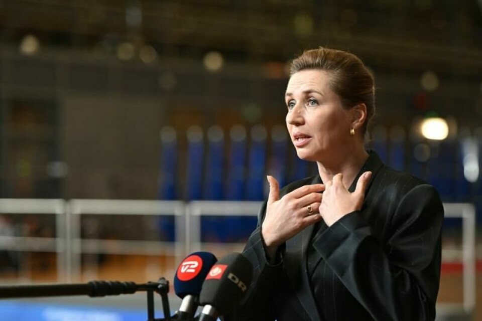 Danmarks statsminister Mette Frederiksen. Photo/Harry Nakos Danmarks statsminister Mette Frederiksen. Foto: AP Photo/Harry Nakos Foto: AP