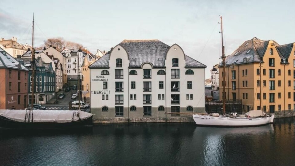 Flakk-familien eier Hotel Brosundet i sentrum av Ålesund. Flakk-familien eier Hotel Brosundet i sentrum av Ålesund. Foto: Hotel Brosundet