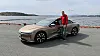 Brooms redaksjonssjef Vegard Møller Johnsen var en av de første som fikk teste Lucid på norske veier. Bilen vakte stor oppsikt, men salget har vært svært begrenset. Foto: Broom