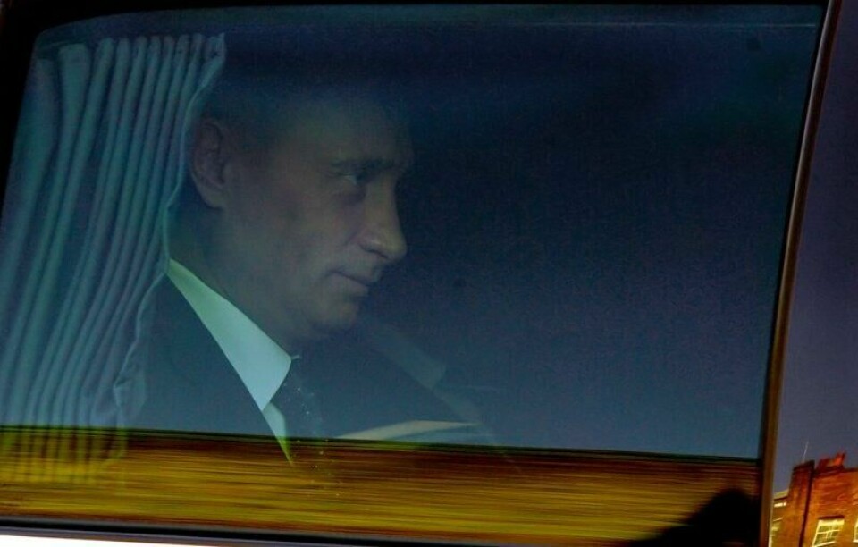 Ifølge flere medier skal luksusbilen være blant kjøretøyene presidenten jevnlig benytter seg av til representasjonsoppdrag. AFP PHOTO/ ALEXANDER NEMENOV