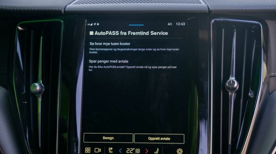 Se hvor mye turen koster i Bom og ferge-appen