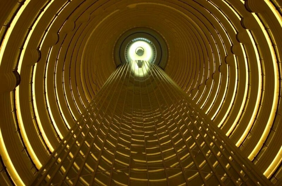 Innsiden av luksushotellet Grand Hyatt Shanghai i Shanghai i Kina kan få de fleste til å svette.