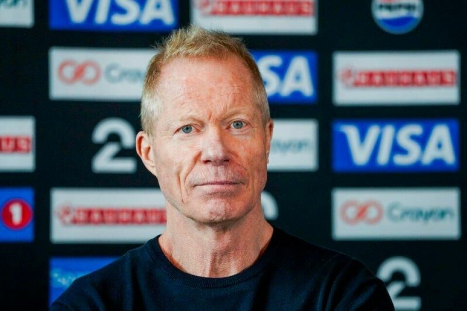 Roy Johansen under en pressekonferansen med Vålerenga Ishockey der de presenterte ny hovedtrener og ny sportssjef.