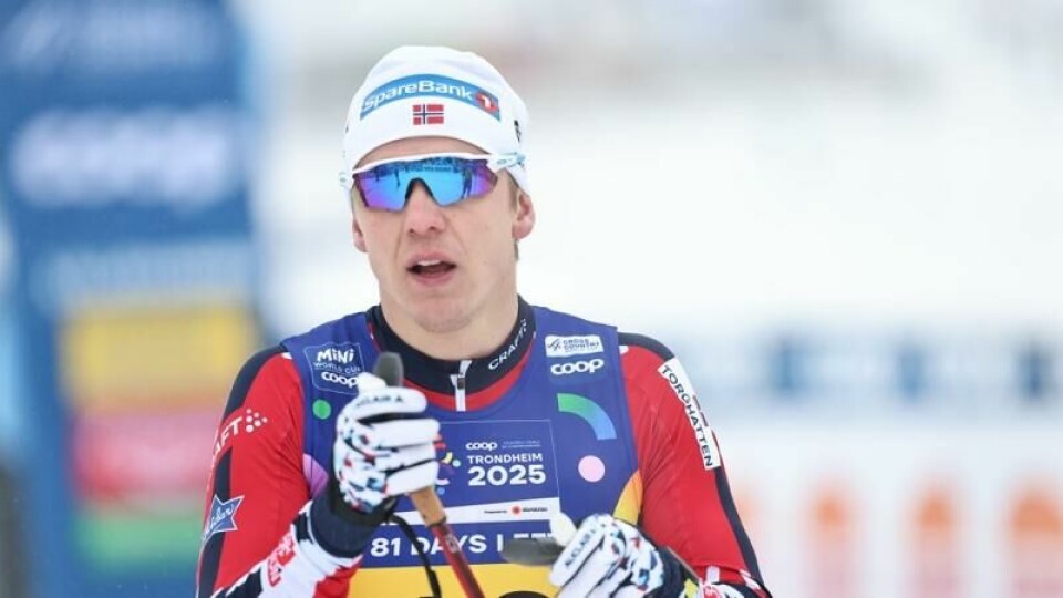 Erik Valnes hadde en ubehagelig hjerteepisode på søndagens skiathlon.