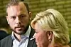 UENIGE: SV-leder Audun Lysbakken og finansminister Siv Jensen (Frp). Foto: Terje Bendiksby / NTB scanpix