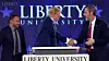 Donald Trump besøker Falwell og Liberty University Foto: AP