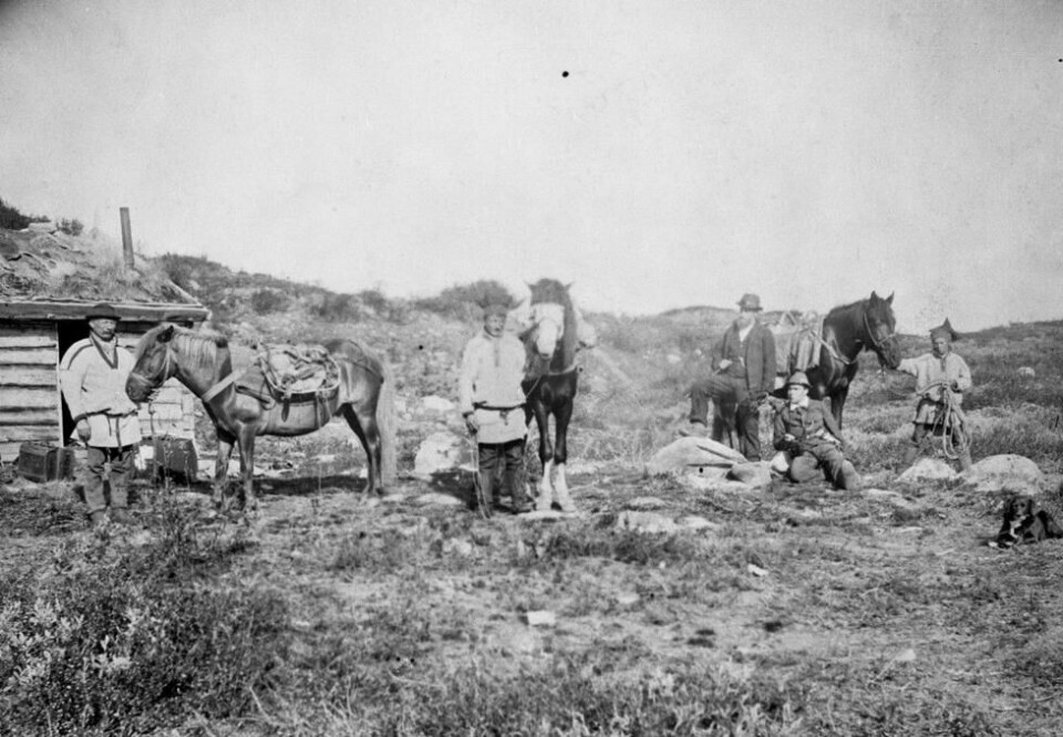 Poststua i Bojobæski. Poststua i Bojobæski. Foto: Norsk Folkemuseum