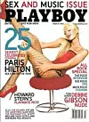 Plutselig dukket Paris Hilton opp på forsiden av Playboy-magasinet – uten at hun selv visste om det eller fikk noen penger for det. Foto: Faksimile / Playboy