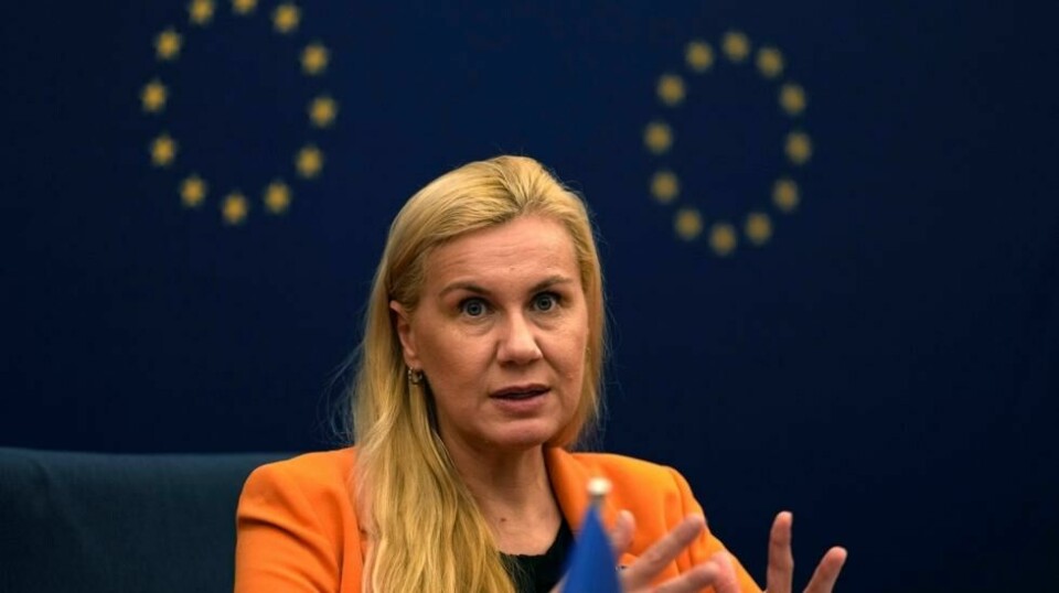 EUs energikommissær Kadri Simson har lenge vært kritisk til Norges håndtering av EUs mye omtalte fornybardirektiv. Foto: Ng Han Guan / AP / NTB