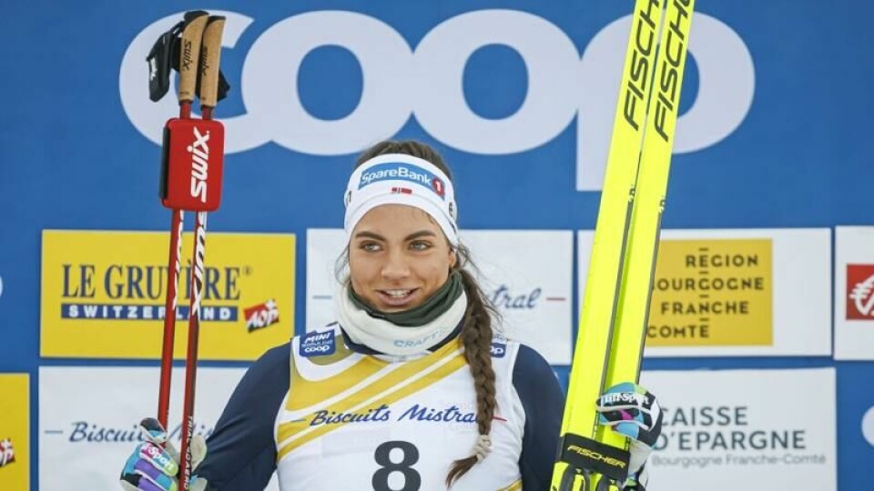 Kristine Stavås Skistad er tilbake på toppen av seierspallen.